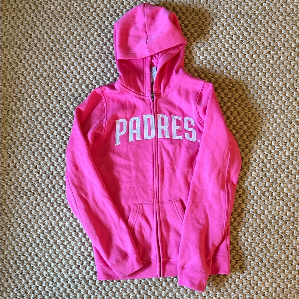 Bright Pink Kids San Diego Padres Hoodie
Girls Size 14